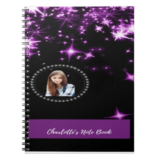 Sparkle & Shine: gepersonaliseerd foto Notitieboek (Voorkant)
