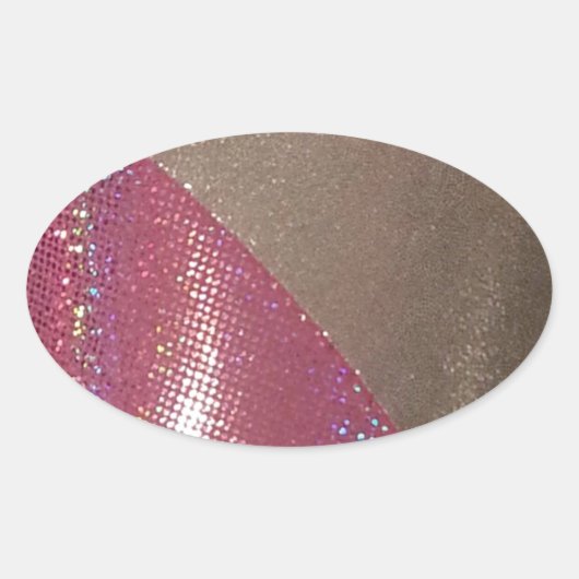 Sparkle & Shine Ovale Sticker (Voorkant)