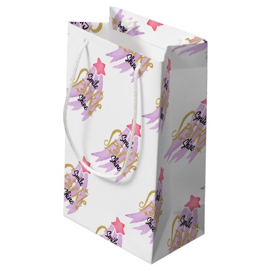 Sparkle Shine Star Klein Cadeauzakje (Achterkant Gekanteld)