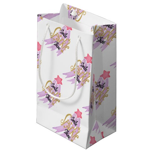 Sparkle Shine Star Klein Cadeauzakje (Voorkant Gekanteld)