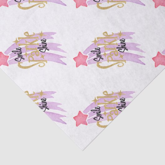 Sparkle Shine Star Tissuepapier (Detail)