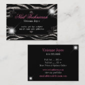 Sparkle & Shine Zebra: Visitekaartjes (Voorkant / Achterkant)