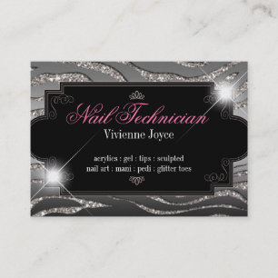 Sparkle & Shine Zebra: Visitekaartjes