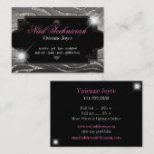 Sparkle & Shine Zebra: Visitekaartjes (Voorkant / Achterkant)