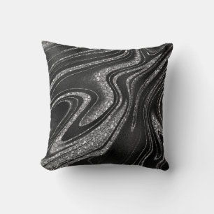 Sparkle Silver Glitter Kussen