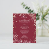 Sparkle Snowflakes en het Menu van de Weddenschap (Staand voorkant)