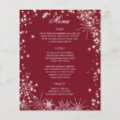 Sparkle Snowflakes en het Menu van de Weddenschap (Voorkant)