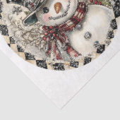 Sparkle Snowman Rounds Tissuepapier (Detail)