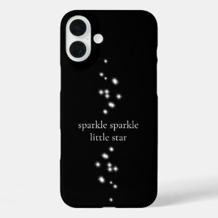 Sparkle Sparkle Little Star Black Starlight iPhone 16 Plus Hoesje
