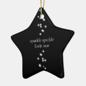 Sparkle Sparkle Little Star Black Starlight Keramisch Ornament (Links)