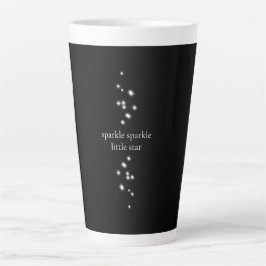 Sparkle Sparkle Little Star Black Starlight Latte Mok
