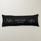 Sparkle Sparkle Little Star Black Starlight Lichaamskussen (Achterkant)
