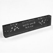 Sparkle Sparkle Little Star Black Starlight Naambordje