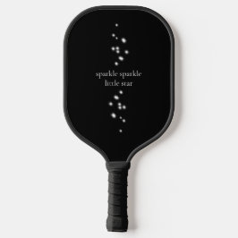 Sparkle Sparkle Little Star Black Starlight Pickleball Paddle