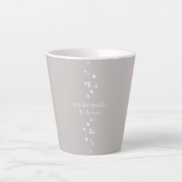 Sparkle Sparkle Little Star Silver Grey Starlight Latte Mok