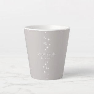 Sparkle Sparkle Little Star Silver Grey Starlight Latte Mok