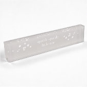 Sparkle Sparkle Little Star Silver Grey Starlight Naambordje