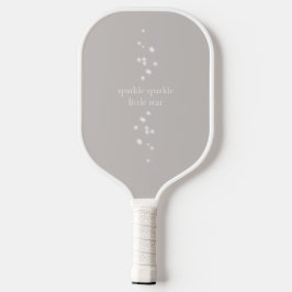 Sparkle Sparkle Little Star Silver Grey Starlight Pickleball Paddle