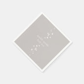 Sparkle Sparkle Little Star Silver Grey Starlight Servet (Hoek)