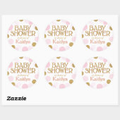 Sparkle Sprinkle Stippen Baby shower Label (Vel)