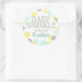Sparkle Sprinkle Stippen Baby Sprinkle Label (Tas)
