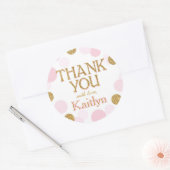 Sparkle Sprinkle Stippen Bedankt Label (Envelop)