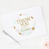 Sparkle Sprinkle Stippen Bedankt Label (Envelop)