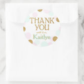 Sparkle Sprinkle Stippen Bedankt Label (Tas)