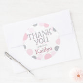 Sparkle Sprinkle Stippen Bedankt Label (Envelop)