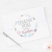 Sparkle Sprinkle Stippen Bedankt Label (Envelop)