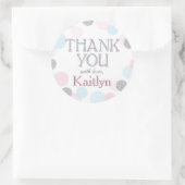 Sparkle Sprinkle Stippen Bedankt Label (Tas)