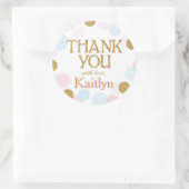 Sparkle Sprinkle Stippen Bedankt Label (Tas)