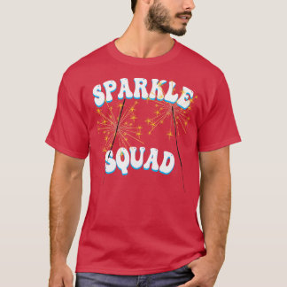 Sparkle Squad 4 juli VS Onafhankelijkheidsdag VS  T-shirt