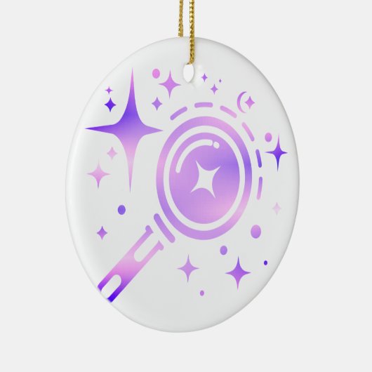 Sparkle Stars, baken van het onbegrensde digitale Keramisch Ornament (Rechts)