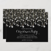 Sparkle Stars Chrismas Uitnodiging (Voorkant / Achterkant)