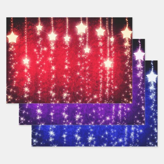 Sparkle Stars Holiday Inpakpapier Vel (Set)