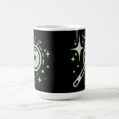 Sparkle sterren, baken van het grenzeloze digitale magische mok (Midden)