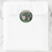 Sparkle Stickers-aanpassen Ronde Sticker (Tas)