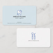 Sparkle Tand en Tandarts Gereedschap Visitekaartje (Voorkant / Achterkant)