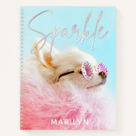 Sparkle the Tiny Chi | Hondenliefhebber - Glam op  Notitieboek