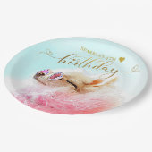 Sparkle the Tiny Chi | Puppy Dog Birthday Party Papieren Bordje (Gekanteld)