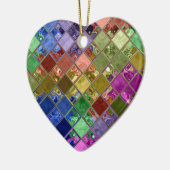 Sparkle Tiles Mosaic Art Keramisch Ornament (Links)
