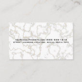 Sparkle Tooth-Logo | Marmer Visitekaartje (Achterkant)