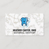 Sparkle Tooth-Logo | Marmer Visitekaartje (Voorkant)