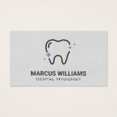 Sparkle Tooth-Logo | Tand Visitekaartje (Voorkant)