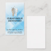 Sparkle Tooth Logo | Tandarts Visitekaartje (Voorkant / Achterkant)