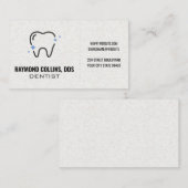 Sparkle Tooth-pictogram | Tandheelkundig Visitekaartje (Voorkant / Achterkant)