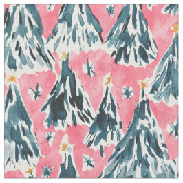 SPARKLE TREES Holiday Pine Forest Stof