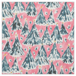 SPARKLE TREES Holiday Pine Forest Stof