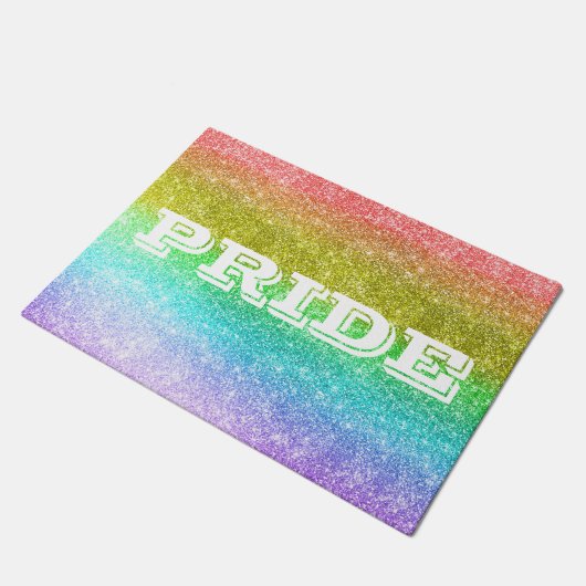 Sparkle uit Loud Gay Pride Deurmat (Schuin)